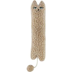 Catnip Silvervine Matatabi Pillow for Cats & Kittens,Cat Kicker Toy,Large Size Cat Pillow Soothing Plush Cat Toy(Beige).