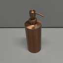 Rose Gold Soap Dispenser 304 Stainless Steel - Reusable Liquid Soap Pump for Hand Soap, Dish Soap & Lotions, 550ML/18.5oz, Modern Bathroom & Kitchen Dispenser for Home, Hotel, Office(550ML/18.5oz)