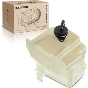 A-Premium Engine Coolant Overflow Recovery Reservoir Tank [with Cap] Compatible with Chevy Silverado 2500, Tahoe 1995-2000, Blazer 1992-1994 & GMC Yukon 1992-2000 & Cadillac Escalade - Front Side