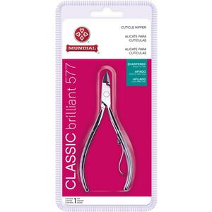 Mundial 577 Cuticle Nippers: Quality Carbon Steel Nipper, Versatile & Sturdy, 4.3 Inch Full Jaw Cuticle Cutters, Super Sharp & Precise, Designed for Both Left and Right Hand Use