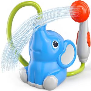 Baby Bath Shower Head Toys for Toddler Ages 1 2 3 - Bath Toys for Infants with Water Pump for Kids 2-4, Kids Swimming Pool Toys, Bathtub Toys 6-12 12-18 Months, Birthday Gifts for Boys Girls