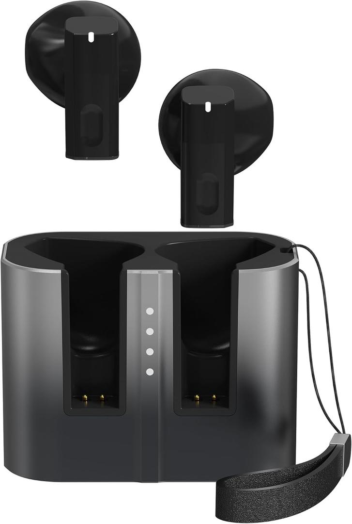 2 x BT12 Wireless Earbuds, Metal Bluetooth 5.3 Wireless Earphones, Stereo in-Ear Bluetooth Headphones with Charging Case, 24H Playtime, Built-in ENC Microphone for Samsung Android iPhone