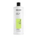 Nioxin System 2 Scalp + Hair Thickening Shampoo for Natural Hair with Progressed Thinning | Cleanse & Boost Hair Density with Niacinamide & Biotin (33.8 Fl Oz (Pack of 1))