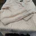 Trendy Queen Women's Oversized Cable Knit Crewneck Sweaters Cozy Winter Clothes large