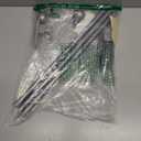 Curtain Rods No Drilling, 32-60 Inch Adjustable No Drill Curtain Rod with Adhesive Brackets, 5/8" Renter Friendly Stick On Rod for Apartments, Bedroom, RV, Heavy Duty 20-30 lbs, Antique Silver (Sliver)