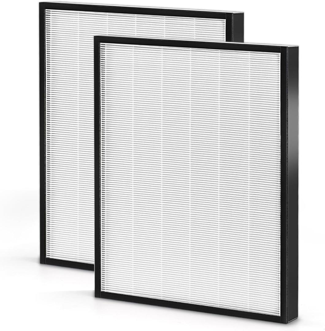 Replacement Filter Compatible with Air Purifier 3000 Series, Includes 2x White Filters Combo