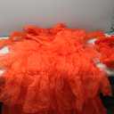Lydia Deetz Costume Lydia Bride 80s Prom Tulle Dress Red Wedding Dress Halloween Horror Cosplay
Size XL