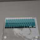 Batianda for New MacBook Air 13.6 inch Case with M4 M3 M2 Chip 2025 2024 2022 Release Model A3240/A2681/A3113 Designed Protective Plastic Hardshell & Keyboard Cover & Screen Protector, Waves