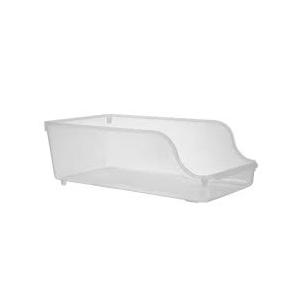 Plastic Refridgerator Storage Bin Dispenser Fridge Organizer Pull Out Container Drawer 4 Pack