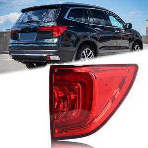 Right Passenger Side LED Outer Tail Light Fit for 2016 2017 2018 Honda Pilot Rear Brake Lamp RH HO2805107 33500TG7A01 HD668-B000R P24243CAPA