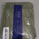 Wrap Around Dust Ruffle Bed Skirt - Sage Green - for King Size Beds with 15 Inch Drop - Elastic Strap - Adjustable Pleated Bedskirt with Brushed Fabric and Wrinkle Free - for Women, Men, Kids & Teens