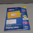 Avery Printable Shipping Labels with Sure Feed, 2" x 4" Customizable Stickers, White, 100 Blank Mailing Labels, Great for Mailing, Shipping, and More (18163)