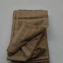 100% Cotton Terry Cloth Kitchen Towels, Super Soft and Absorbent Dish Towels for Drying, Checkered Designed Hand Towels for Kitchen, 16 x 26 Inches, 6 Pack, Tan