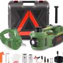 EFFIROSO Portable 5 Ton 12V Electric Car Jack Kit Hydraulic Floor Jack with Impact Wrench Tire Inflator Pump for Vehicle Emergency Repair Kit 11023lbs