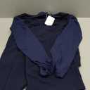 Pink Queen Jumpsuits for Women Dressy Patchwork Chiffon Sleeve V Neck Wide Leg Romper Elegant Party Outfits (Medium)