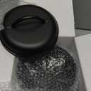 Black Basket Coffee Filter Holder With Lid - Round Container for Counter Storage - Rustic Farmhouse Bar Accessories Decor