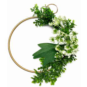 Spring Floral Half Wreath