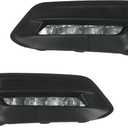 Silscvtt 1 Pair Front Fog Lights Assembly Replacement for Honda Accord Sedan 2018 2019 Left and Right Side with Bezel Switch 33950TVAA01 33900TVAA01