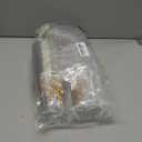 Whaline 50Pcs Christmas Disposable Plastic Cups with Lids and Straws 12oz Party Cups Gingerbread Man Cold Beverage Drinking Cups for Xmas Holiday Party Supplies