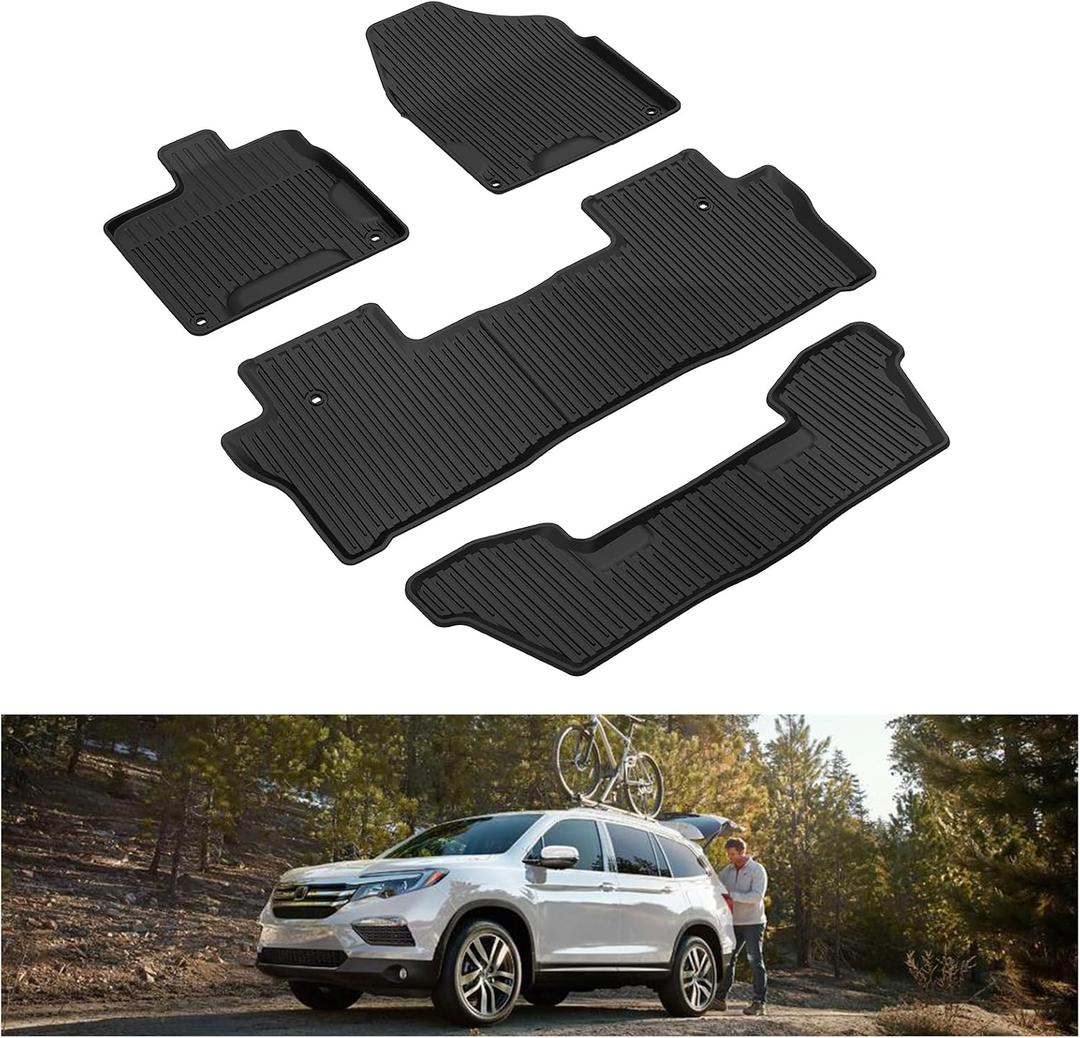Kiwi Master Floor Mats for 2016-2022 Honda Pilot