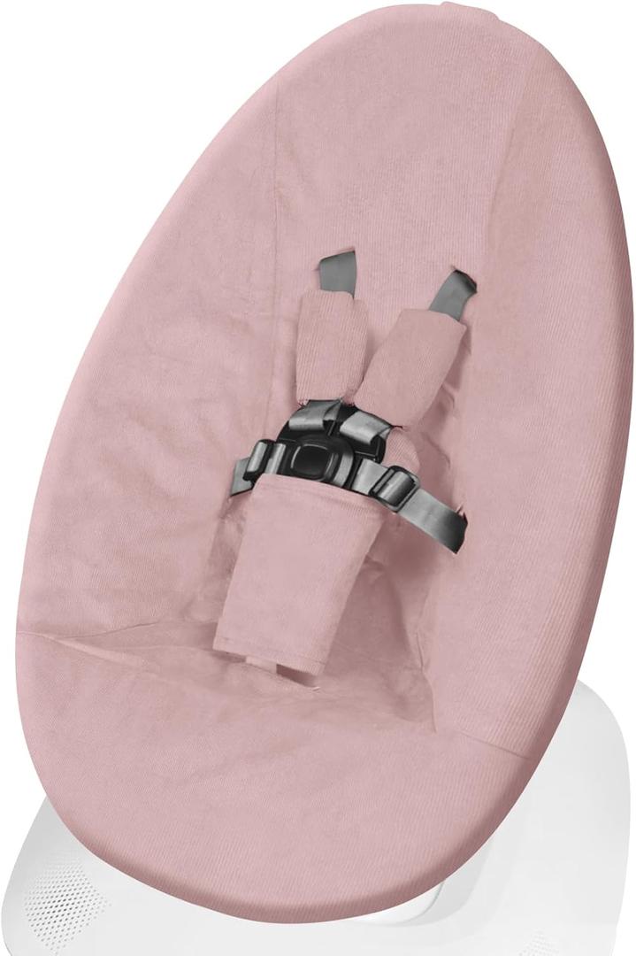 Baby Swing Cover - Compatible with 4moms MamaRoo 5 Launched 2022 - Soft & Breathable Fabric, Machine Washable, Perfect for Baby & Newborn (Cover Only) Pink