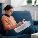 Faraday Blanket - EMF Blocker for HomeProtection Cotton BlanketEffectively Prevents Cell Signal, WiFi, Bluetooth, EMF,RF (Oatmeal)