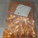 Orange Sequin Backdrop 8FTx8FT 1 Panel Glitter Fall Sequin Backdrop Sparkle Photo Background for Birthday Halloween Easter Thanksgiving