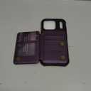 Vinich for iPhone 17 Pro Wallet Case with Card Holder, RFID Blocking Credit Slots Kickstand Shockproof Phone Cover Fit for iPhone 17 Pro 6.3" Purple