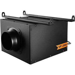 2 Speed 200CFM|130CFM Adjustable Ultra Quiet Inline Bathroom Exhaust Fan, Ventilation Fan Extractor for Bathroom, Garage, Attic, Kitchen - Strong but Quiet