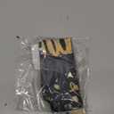 Black and Gold Happy Birthday Table Runner, 13 x 70 Inch Vintage Tablecloth Polyester Birthday Party Decorations for Home Kitchen