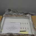 Pull out Cabinet Organizer, Wider Expandable(14"-24") Heavy Duty Slide out Drawers Fixed with Adhesive Nano Film for Pots, Roll out Shelf Storage for Kitchen Cabinet Organization (White-2pcs) (3 Rails)