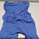 AUXDIO Fall Cute Rompers for Women Loose Comfort Cocktails Solid Color Jumpsuits Casual Dressy Mist Blue XL