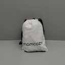 Momcozy Baby Wrap Carrier Skin-Friendly Fabric, Easy to Wear Baby Carrier Sling T-Shirt Design, Hands Free Baby Carriers Newborn to Toddler 8-35lbs, Adjustable Buckle Suit for Waist Waist 47-57, Grey (Plus)