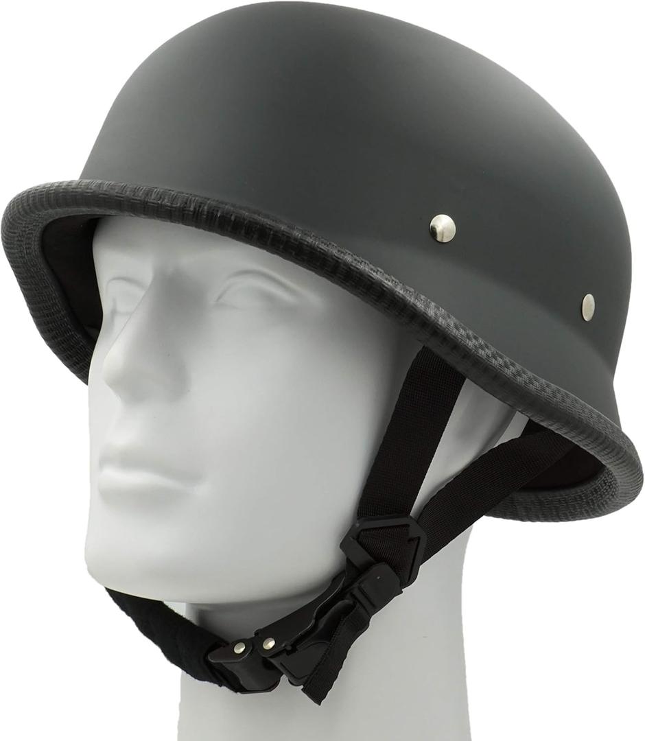 Classic Costume Carnival Skate Scooter Skull Cap Novelty German OSFM Flat Black