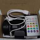 EZVALO Picture Lights for Wall, 2000mAh Rechargeable Battery Magnetic Poster Lights with 3 Color Temps & 12 RGB, Remote Dimmable Timer Painting Light, Wall Decor Light for Art Display, Frame (3 Pack) (Black)