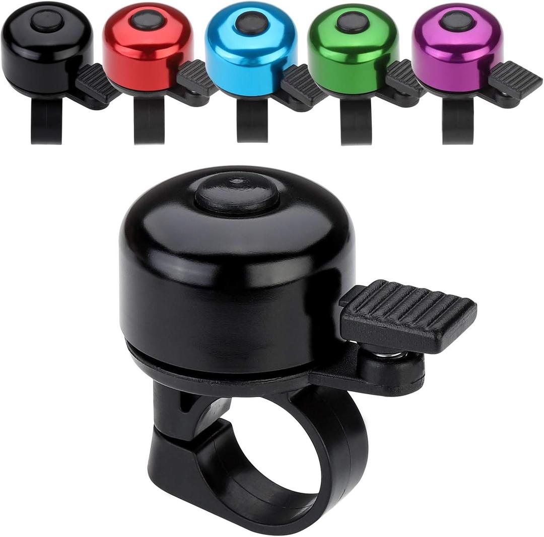 Bike Bell Bicycle Bell Crisp Sound for Adults Kids Boys Girls (Black)
