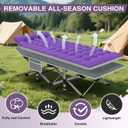Folding Camping Cot for Adults, 28" Heavy-Duty Portable Cots Bed, Basic - 75x28x15"