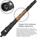 8" inch Spiral Flexible Rubber Copper Core Antenna, Compatible with All Dodge RAM Trucks (RAM 1500, RAM 2500 or RAM 3500 1994-2024) - Designed for Optimized FM/AM Reception