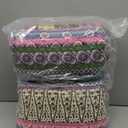 NEWLAKE Striped Jacquard Style Cotton 3-Piece Patchwork Bedspread Quilt Sets, King Size