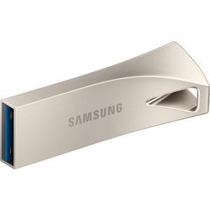 SAMSUNG BAR Plus 64GB - 300MB/s USB 3.1 Flash Drive Champagne Silver (MUF-64BE3/AM)