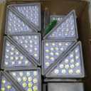 NIORSUN Outdoor Step Light,24 Pack Warm White Solar Stair Lights Outdoor Waterproof IP67 Auto On Off,Solar Lights for Steps,Stair,Patio,Yard,Porch,Front Door,Sidewalk,Deck Decor