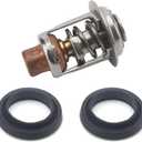 833072002 Boat Thermostat & Seals Kit Compatible with Mercury Marine 75-300 HP Outboard Motors Replacement 833072 833072003 833072004 Sierra 18-3536