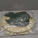 12pcs Luau Placemats and Palm Placemat, Round Luau Fringe Place Mats Tropical Palm Leaf Place Mats Bulk Summer Hawaiian Plate Chargers Table Placemats Tropical Party Supplies