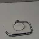 BOPai Modern Vacuum Suction Cup Toilet Paper Holder,Removable Bracket for Bathroom Kitchen.Chrome