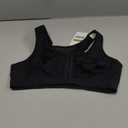 MELENECA Women's Front Closure Wirefree Post Surgery Plus Size Back Support Posture Bra 36C 
