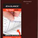 AT-A-GLANCE 2025 Appointment Book Planner, Weekly, 8" x 11", Large, Quarter-Hourly, DayMinder, Burgundy (G5201425)