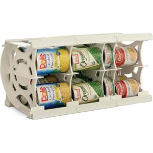 Shelf Reliance Cansolidator Cupboard - 1-Pack Can Organizer for Pantry, Stackable Soda Can Storage for Kitchen, Holds 20 Cans of Food or Soda
