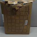 Bedsure Comforter Set Queen Size - Cotton Fabric with Microfiber Inner Fill, Navy PureWoven Soft Bed Set for All Seasons, 3 Pieces, 1 Comforter (90" x 90") and 2 Pillow Cases (20" x 26")