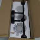 Bathroom Light Fixtures 2023 Upgrade, 3-Light Matte Black Vanity Light, Black Bathroom Lights Over Mirror with Clear Glass Shade, Wall Sconces for Mirror Bedroom Living Room Hallway