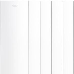 5 Pack 82.5" Vertical Replacement Blinds PVC Vertical Window Blinds Replacement Slats Parts for Sliding Glass Door Patio Door Window, White